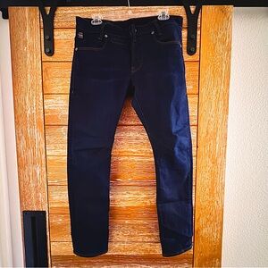 G-Star RAW Skinny Daq Stack 5 Pocket Dark Blue Jeans 32x30